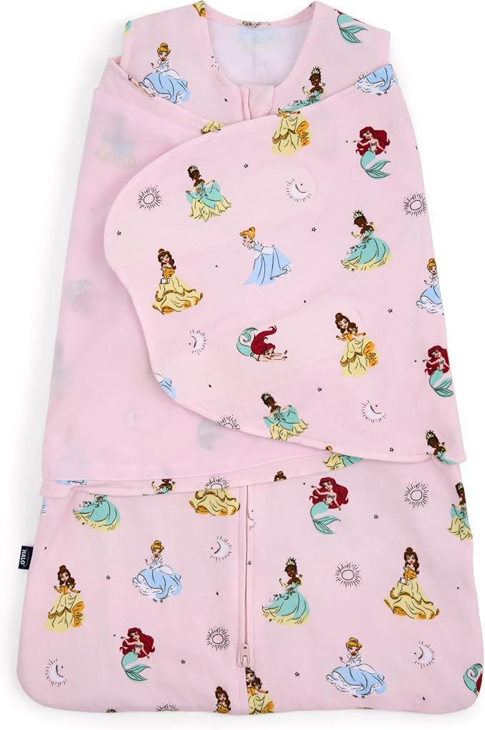 HALO Disney Baby 100% Cotton Sleepsack Swaddle, 3-Way Adjustable Wearable by HALO