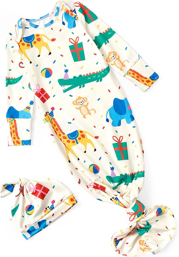 PATPAT Baby Sleeper Gown with Hat by PATPAT