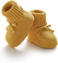 Hadetoto Baby Booties Cotton Newborn Boys Girls Shoes Knit Socks | Cozy Warm by Hadetoto