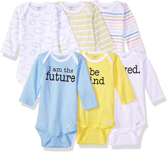Onesies Brand Baby Boys & Girls 6-Pack Long Sleeve Bodysuits by OnesiesBrand