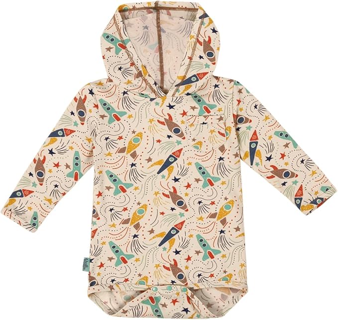UV SKINZ Baby Boys' Hooded Sunzie UPF 50+ by UVSKINZ