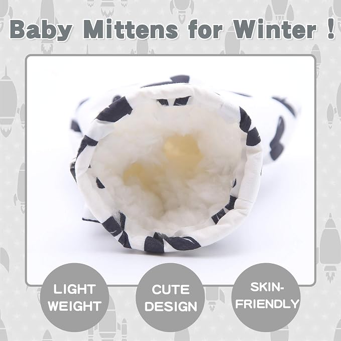 BAVST Toddler Waterproof Mittens Fleece Lined Baby Boys Girls Winter Warm Glove - Image 2