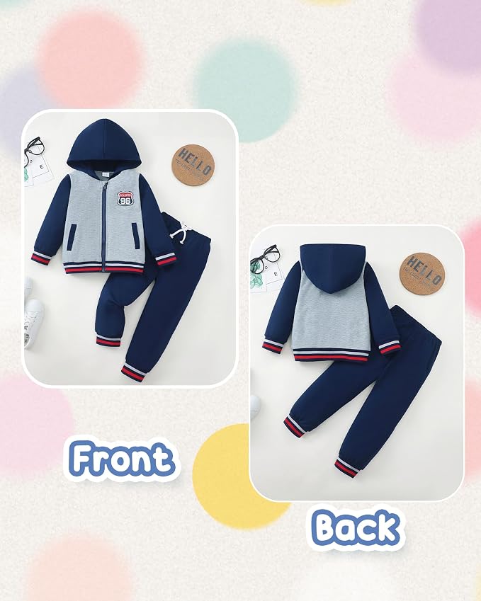 NZRVAWS Baby Boy Clothes Toddler Boy Outfit 2 3 4T 6 12 18 24 Month Fall Winter - Image 4