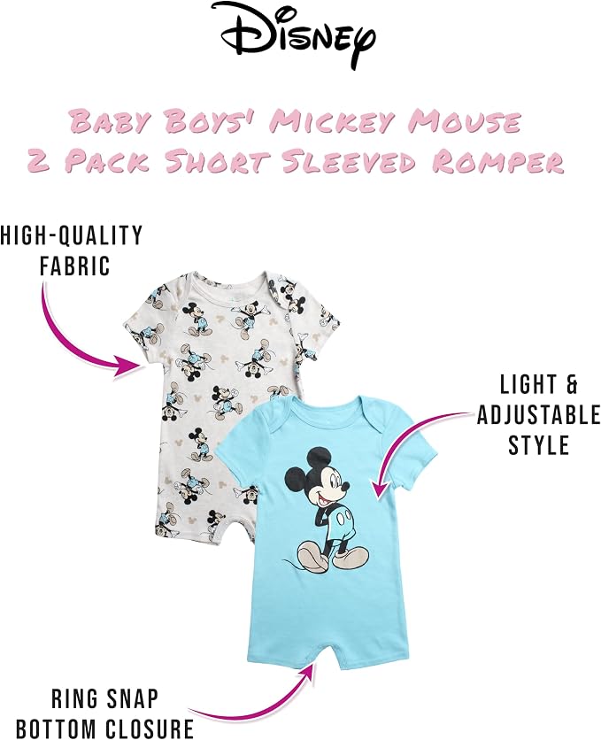 Disney Baby Boy Romper - Image 2