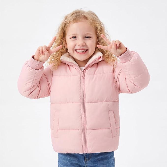 Baby Winter Coats Toddler Hooded Jackets Cotton Warm Lined Puffer Outerwear - Image 2