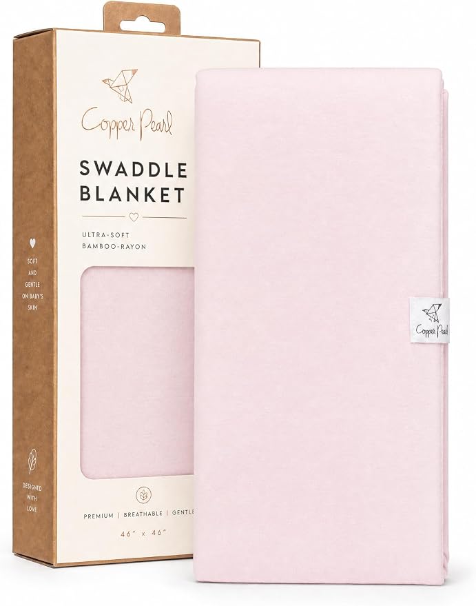 Copper Pearl Swaddle Blankets for Newborns | Soft Stretchy Receiving Blankets by CopperPearl