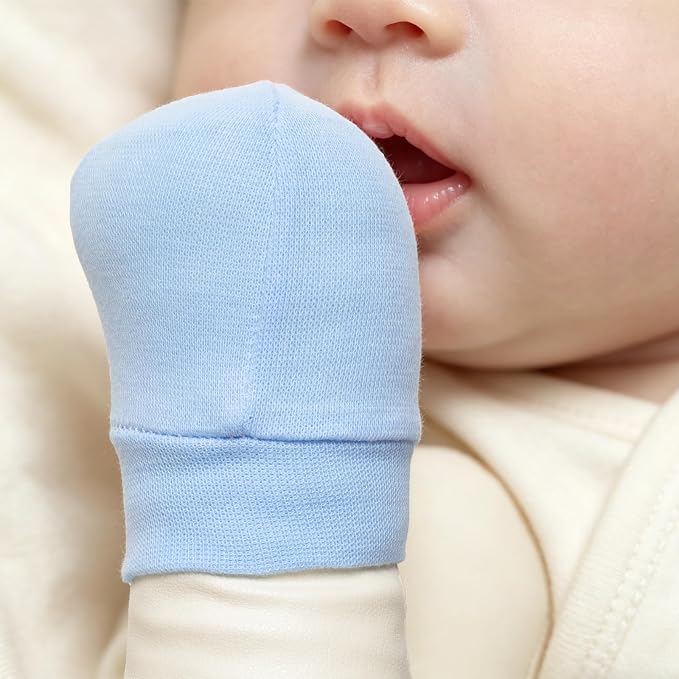 6 Pairs Baby Mittens No Scratch Mittens Infant Toddler Soft Gloves Essentials - Image 5