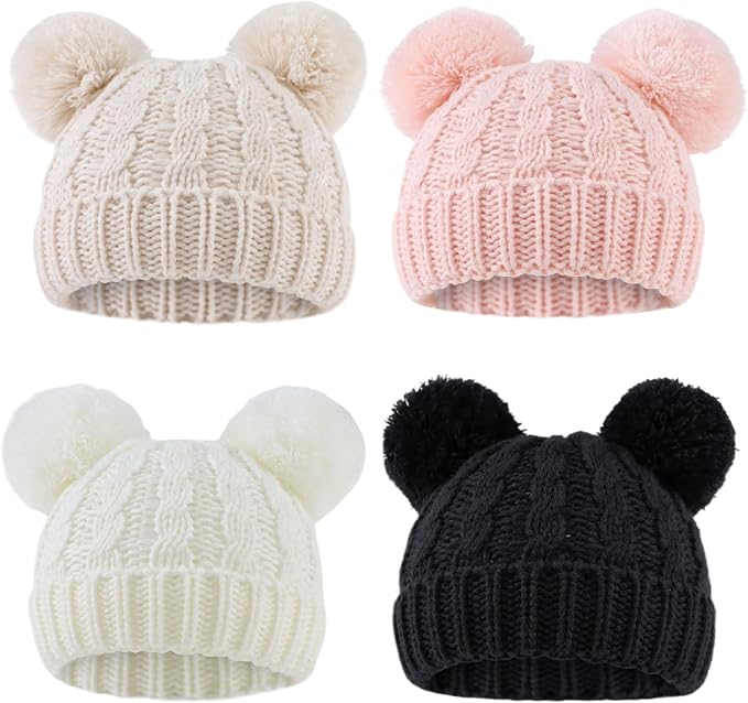 Yuoahcn Baby Girl Beanie Winter Baby Boy Hat Pom pom Warm Infant Toddler Cold by Yuoahcn