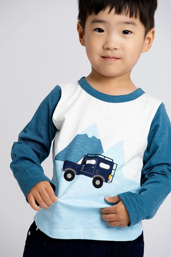 Monica + Andy Long Sleeve Tee, Organic Cotton Clothes - Image 2
