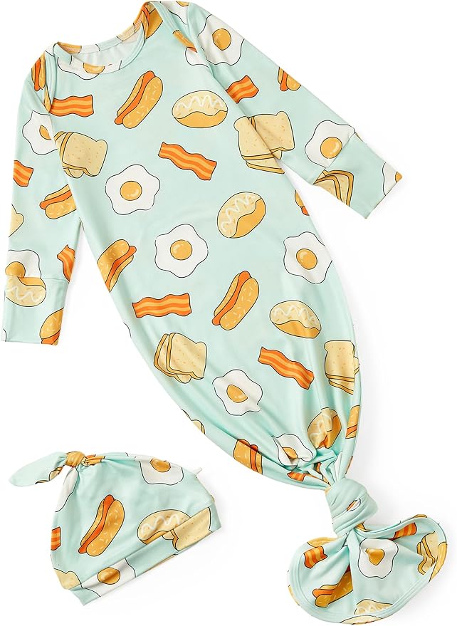 PATPAT Baby Sleeper Gown with Hat by PATPAT