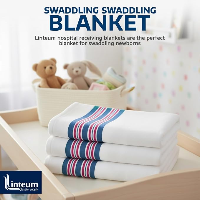 Linteum Textile Supply Hospital Receiving Blankets - Image 5