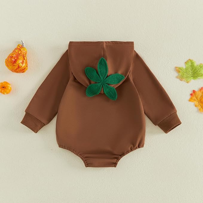 Newborn Halloween Romper Girl Boy Hoodie Romper Sweatshirt | 0-18 Months Baby - Image 6