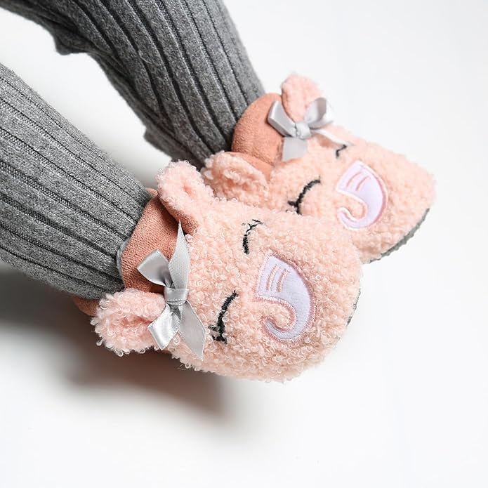 Baby Boys Girls Cotton Booties Non Skid Soft Sock Boots Infant Slippers Newborn - Image 7