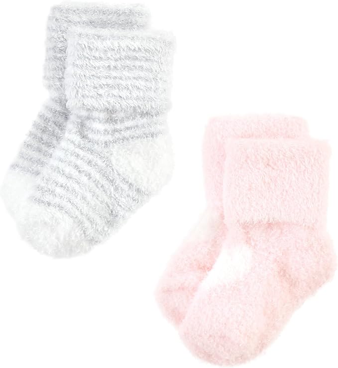 Hudson Baby Baby 8-pack Cotton Rich Newborn and Terry Socks - Image 6
