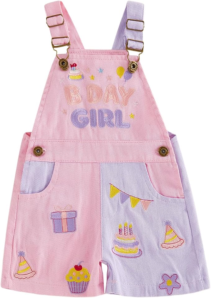 Fernvia Toddler Kids Baby Girl Boy Contrast Color Overalls Shorts Clothes by Fernvia
