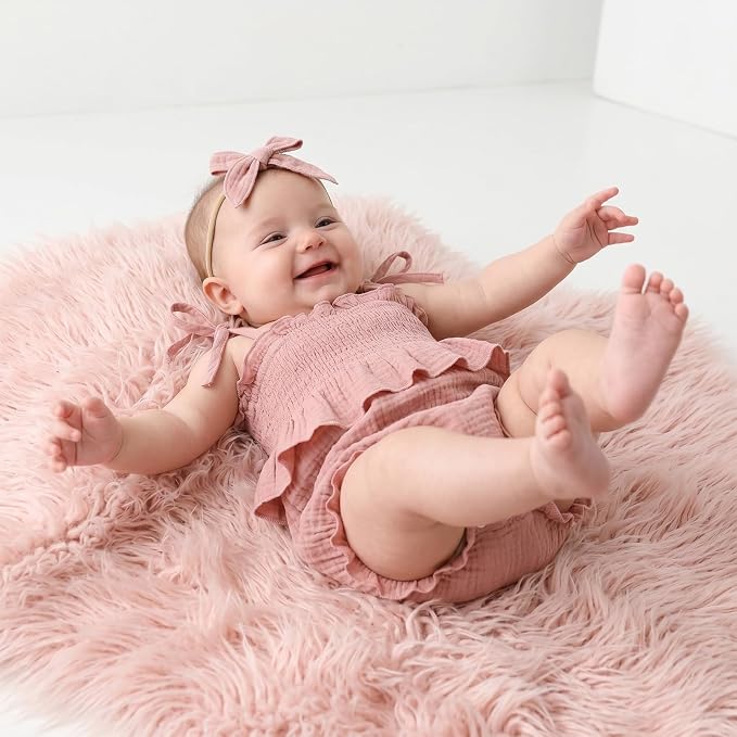 Baby Girl Romper Ruffle Newborn Girl Bodysuit Jumpsuit Baby Girl Clothes Outfit - Image 5