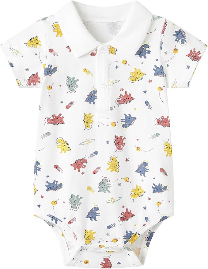 pureborn Baby Girls Boys Bodysuit Super Soft Cotton Romper 0-24 Months | by pureborn