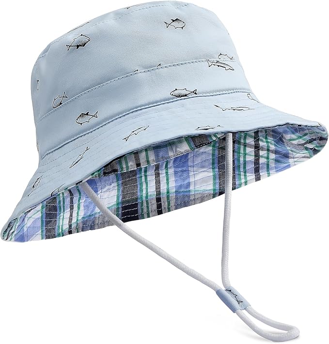 Durio UPF 50+ Baby Sun Hat Wide Brim Toddler Bucket Hats by DURIO