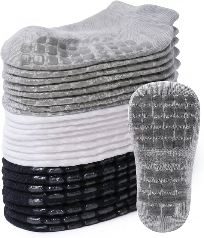Non-Slip Baby Cotton Ankle Socks by Bearbay