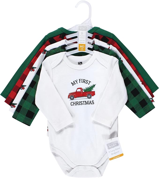 Hudson Baby Unisex Baby Cotton Bodysuits - Image 2