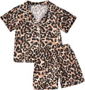 Kids Baby Girl Boy Satin Pajamas Set Button Down Sleep Shirt Top+Long Pants by SAYOO-Alljustforkids