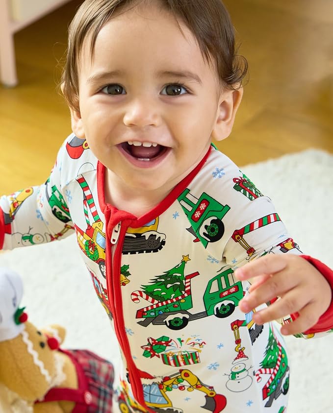 babee Reshinee Bamboo Viscose Baby Footie Pajama, Zipper Sleeper Boys Girls | - Image 2