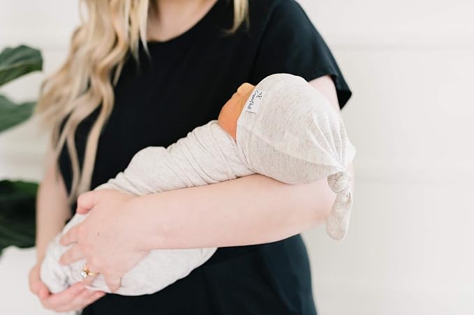 Copper Pearl Swaddle Blankets for Newborns | Soft Stretchy Receiving Blankets - Image 4