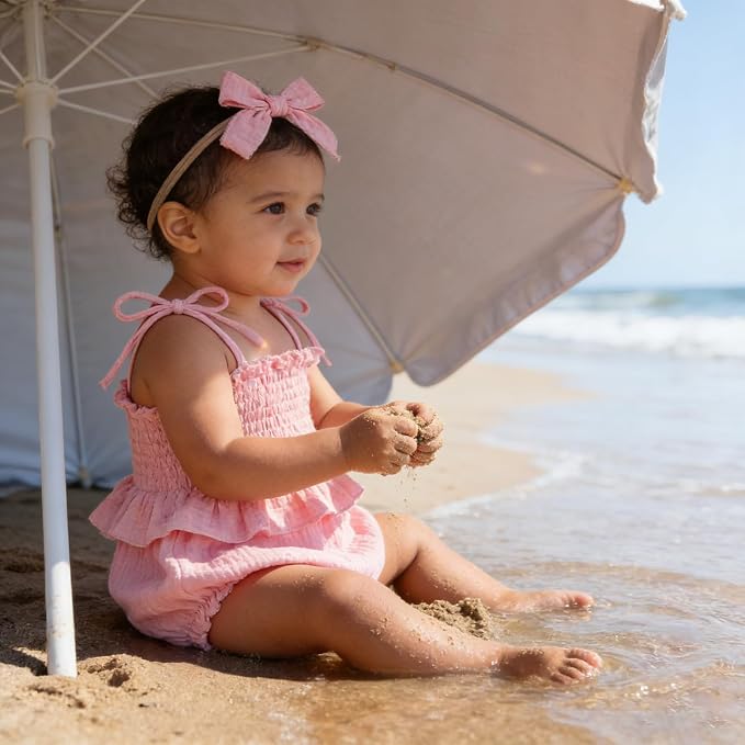 Baby Girl Romper Ruffle Newborn Girl Bodysuit Jumpsuit Baby Girl Clothes Outfit - Image 3