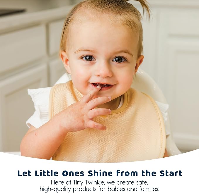 Tiny Twinkle Baby Feeding Bibs - Image 6