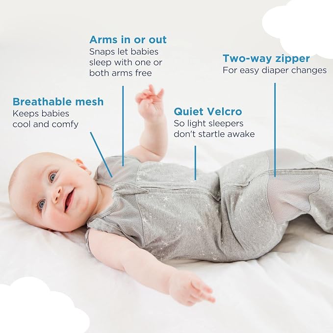 Happiest Baby Sleepea Organic Cotton Baby Swaddle - Image 2