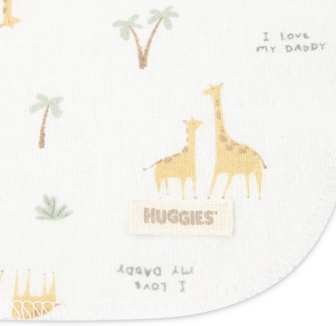 HUGGIES 4-Pack Flannel Receiving Blankets - Image 3