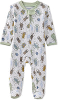 Butterblu Scout Sleep & Play 100% Organic Cotton Footed Zip Front PJs | GOTS by Butterblu