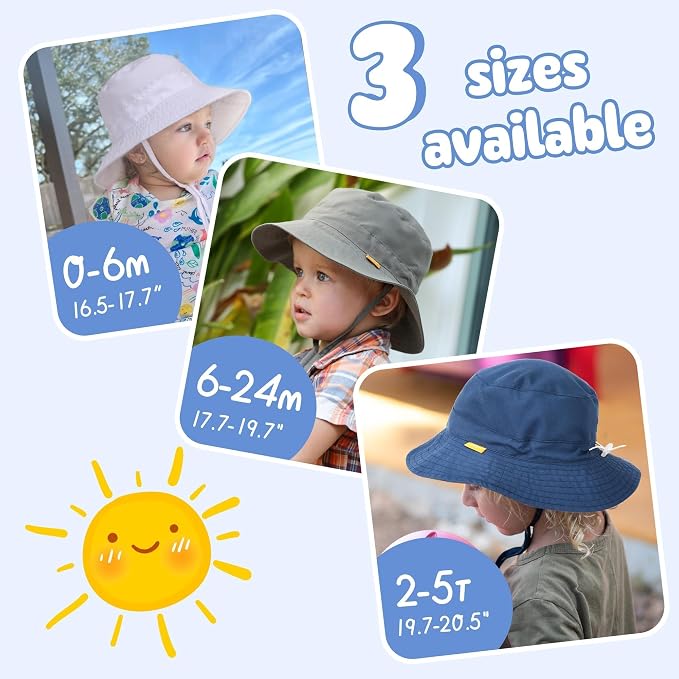 FURTALK Baby Sun Hat Toddler Boys Girls Bucket Hat - Image 5