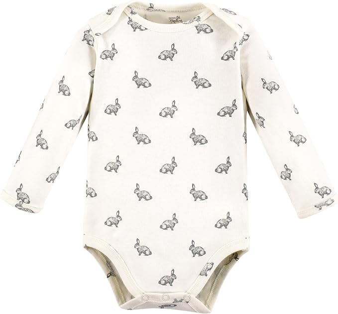 Touched by Nature Unisex Baby Organic Cotton Long-Sleeve Bodysuits - Image 7