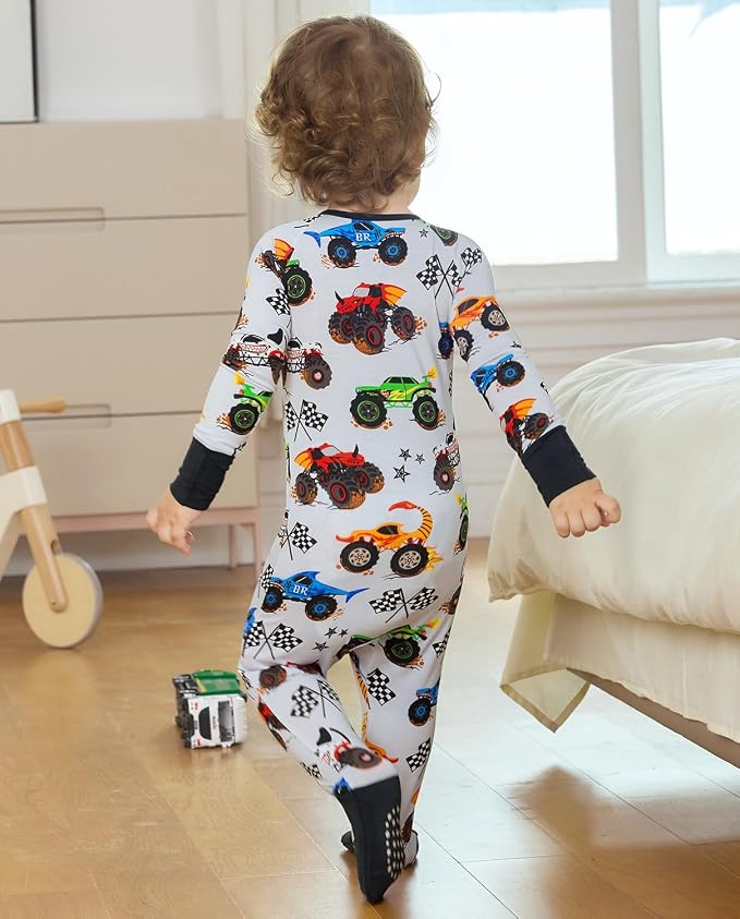 babee Reshinee Bamboo Viscose Baby Footie Pajama, Zipper Sleeper Boys Girls - Image 8