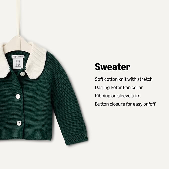Amazon Essentials x Sofia Grainge Unisex Toddlers and Babies' Peter Pan Collar - Image 3