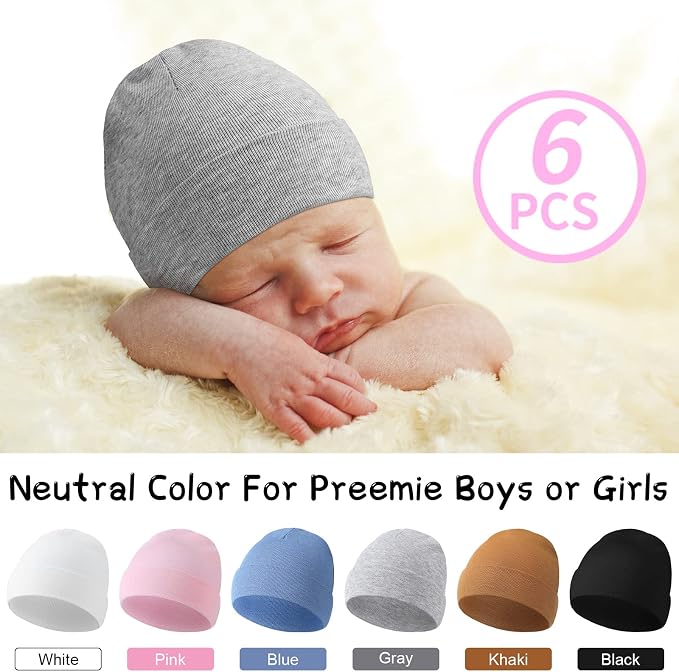 Newcotte 6 Preemie Hats - Image 4