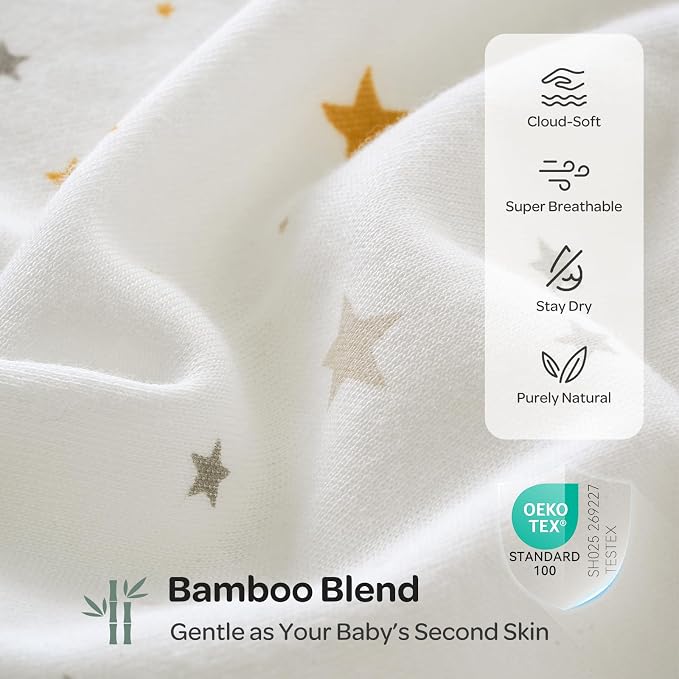 Momcozy Swaddles for Newborns, Quiet Fastener Swaddle for Infant 0-3 Months | - Image 7