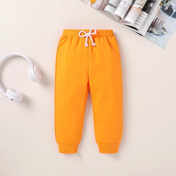 Happy Town Baby Fall Outfits for Girl Boy Long Sleeve Hoodie Top and Long - Image 5