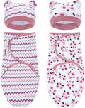 Dizila 2 Sets Adjustable Soft Cotton Blend Newborn Infant Baby Girl Receiving by Dizila