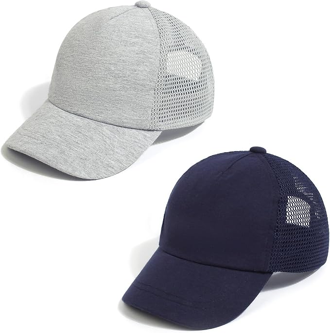 Mesh Toddler Baseball Cap, Adjustable Breathable Sun Hat by Hpegny