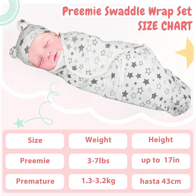 Buryeah 4 Pack Swaddle Blanket Wrap - Image 2