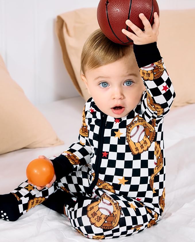 babee Reshinee Bamboo Viscose Baby Footie Pajama, Zipper Sleeper Boys Girls - Image 9