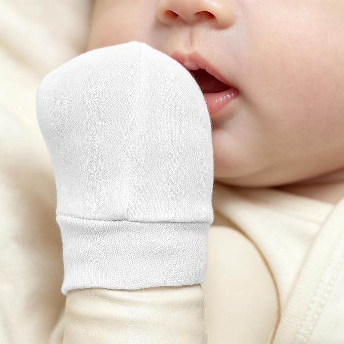 6 Pairs Baby Mittens No Scratch Mittens Infant Toddler Soft Gloves Essentials - Image 5