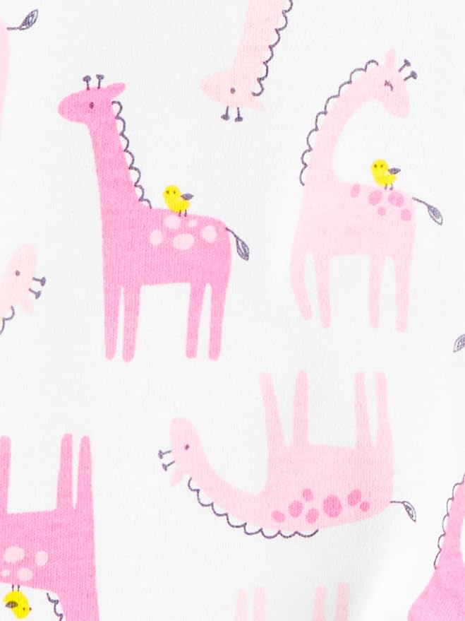 Simple Joys by Carter's Baby Girls' Cotton Footed Sleep and Play - Image 2