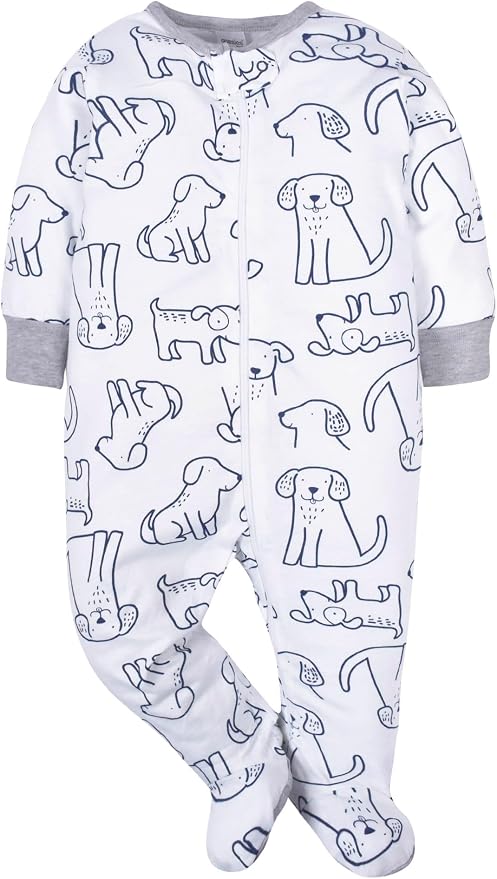 Onesies Brand Baby Boys' 4-pack Sleep 'N Play Footies - Image 3