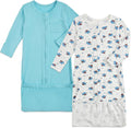 Aablexema Baby Nightgowns Rayon of Bamboo 2-way Zipper by Aablexema