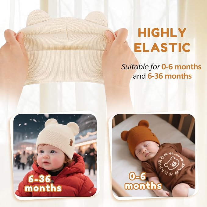 DANMY Baby Beanie Warm Winter Hat - Image 5