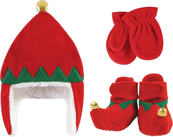 Hudson Baby Baby Hudson Baby Unisex Baby Trapper Hat, Mitten and Bootie Set by HudsonBaby