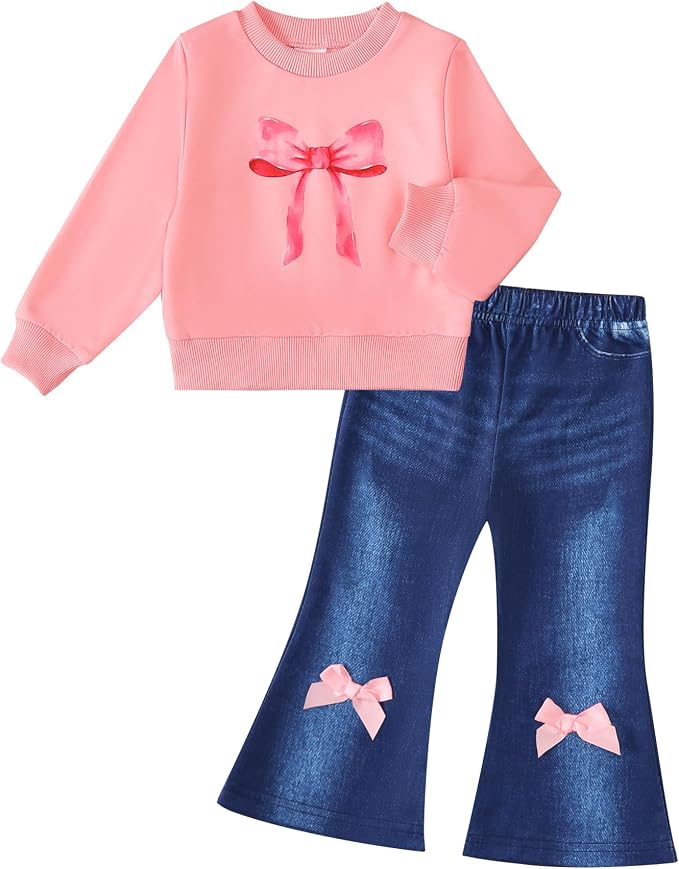 Renotemy Toddler Baby Girl Clothes Fall Winter Outfits Gifts 12Months-5T by Renotemy